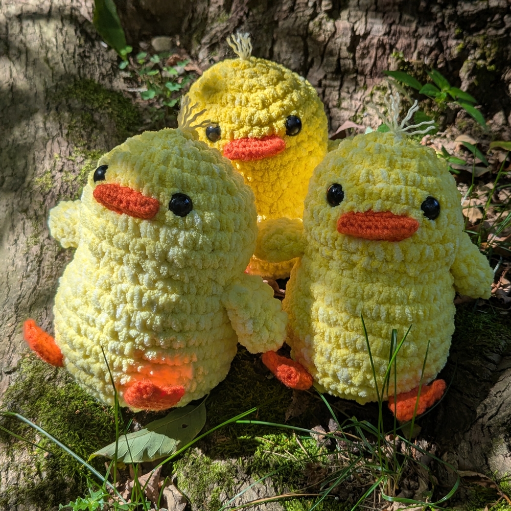 Yellow Chubby Duckies Handmade Crochet - ONLY ONE REMAINING
